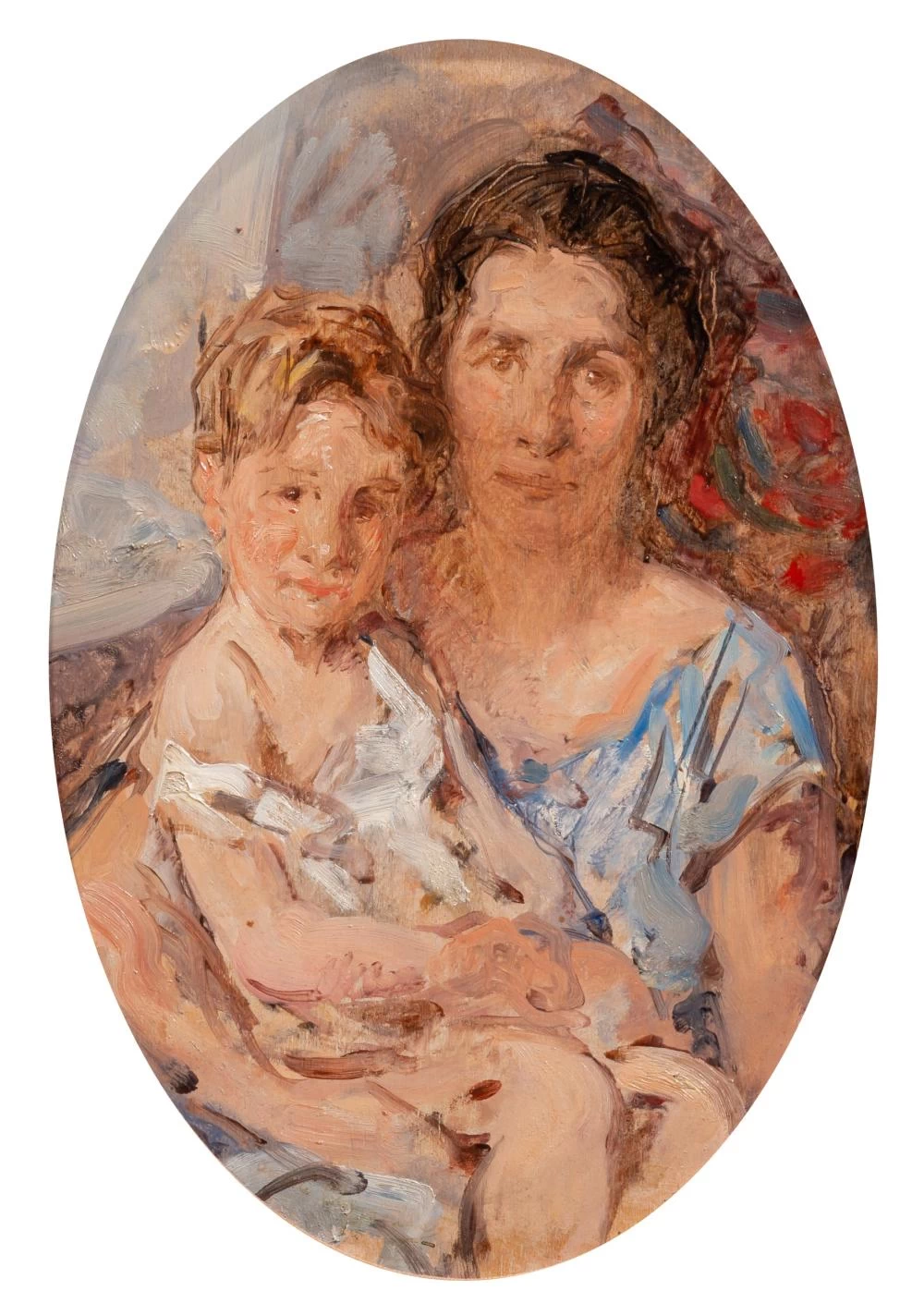 André Cluysenaar - ritratto di madre e figlio